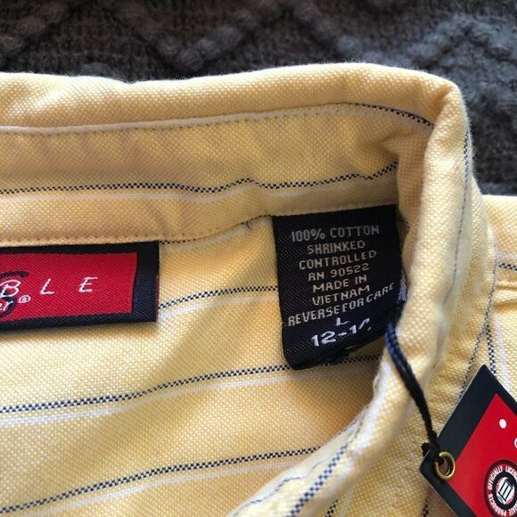 Yellow Crable long sleeve button up - Picture 2 of 10